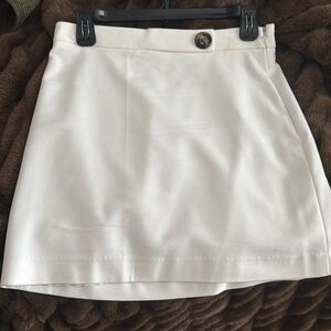Express White Skirt